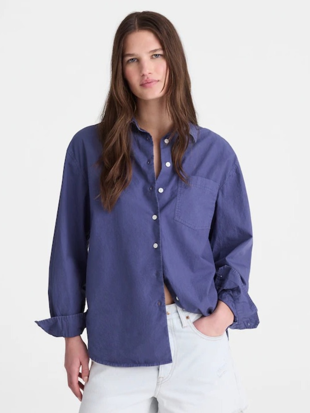 Madewell The Easy Shirt in Poplin